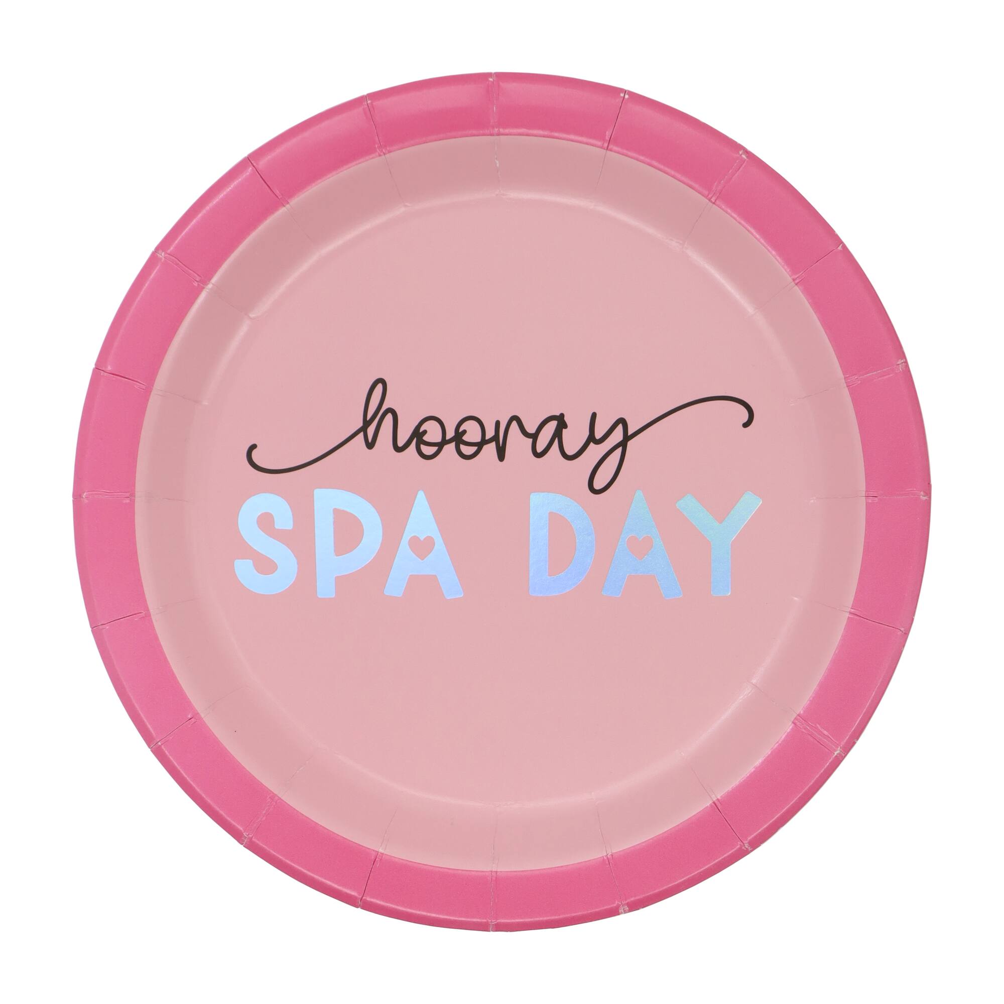 24 Packs: 8 ct. (192 total) 7" Spa Day Snack Plates by Celebrate It™